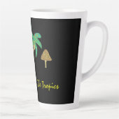 Samenvatting in de tropen latte mok (Rechts)