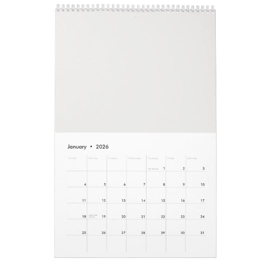 Samenvatting Nieuwjaar 2026 Kalender (Jan 2026)
