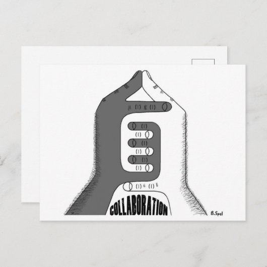 Samenwerking Briefkaart (Voorkant / Achterkant)