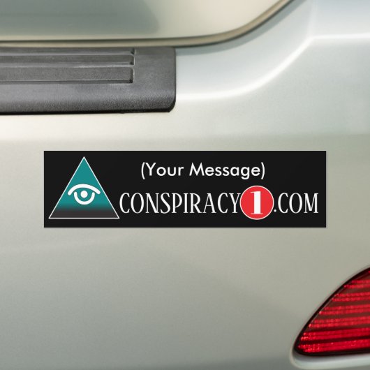  samenzwering Bumpersticker (Op auto)