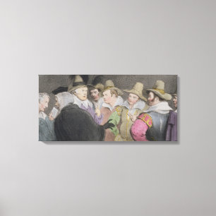 Samenzwering om het Parlement op te zadelen (HB-sc Canvas Afdruk