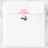 samenzwering ronde sticker (Tas)