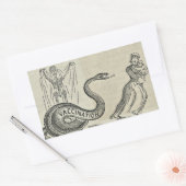  samenzwering Snake Venom Rechthoekige Sticker (Envelop)