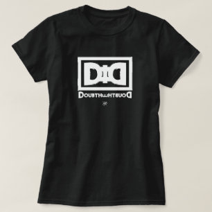 Samenzweringstheorie spotterend motto: Twijfel de T-shirt
