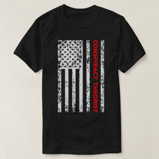 Samenzweringstheorieën 1 t-shirt (Design voorkant)