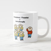 Samenzweringstheorist = niet-schaapherend jumbo beker (Rechts)