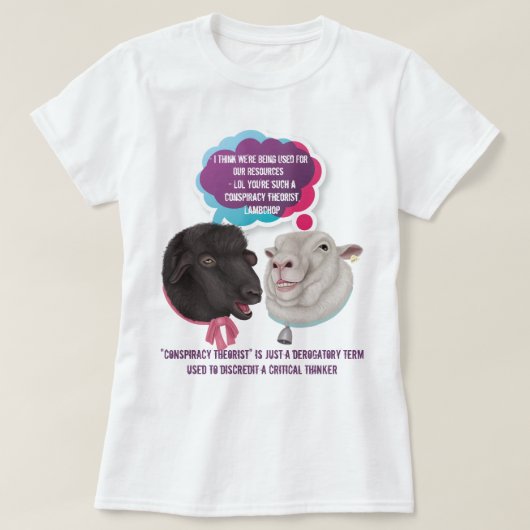 Samenzweringstheorist T-Shirt (Design voorkant)