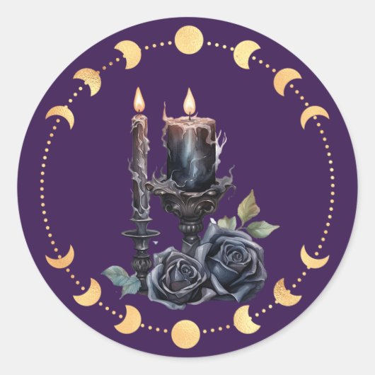 Samhain 2 ronde sticker (Voorkant)