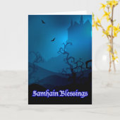 'Samhain 4' Kaart (Gele Bloem)