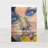 Samhain carte beauté fée (Dos)