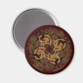 Samhain Celtic Cats Magnets de réseau (Recto/Verso)