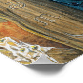 Samhain Gothic Autumn Witch Fantasy Art Poster (Hoek)