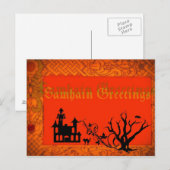 samhain-groeten briefkaart (Voorkant / Achterkant)