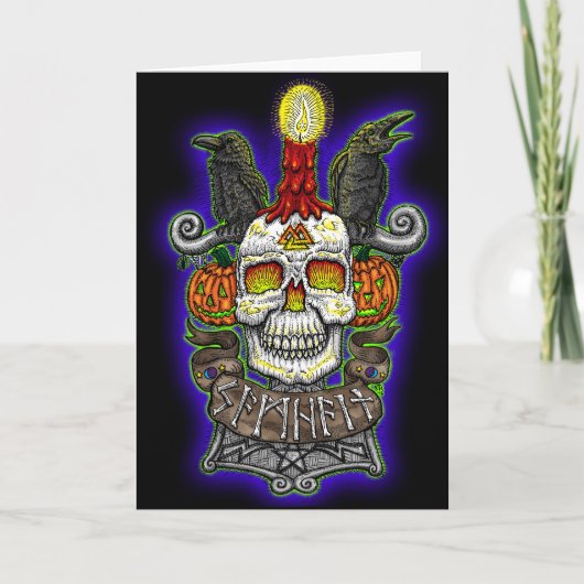 Samhain - Halloween Kaart (Voorkant)