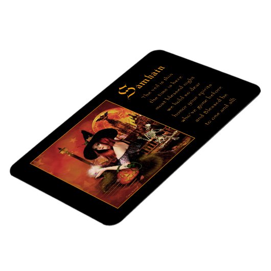 Samhain Magical Witch Magnet (Côté Gauche)