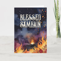 Samhain Nacht Herfst Bos Pagan Vuur Halloween