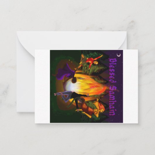 Samhain Notitiekaartje (Voorkant)