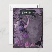 Samhain Pagan Fantasy Art Briefkaart (Voorkant / Achterkant)