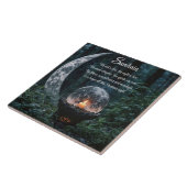 Samhain Sabbat Decor Tegeltje (Zijkant)