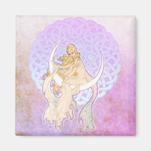 Samhain Salutations Lunaire Déesse Magnet