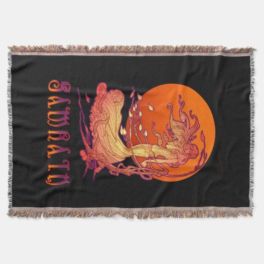 Samhain Throw Deken (Voorkant)