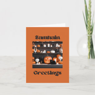Samhain wenskaart kaart
