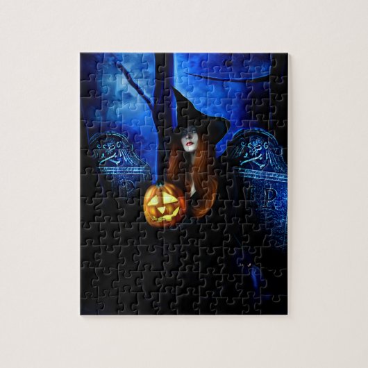 Samhain Witch Puzzle Legpuzzel (Verticaal)
