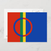 Sami Flag Briefkaart (Voorkant / Achterkant)