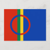 Sami Flag Briefkaart (Voorkant)