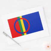 Sami Flag Rechthoekige Sticker (Envelop)