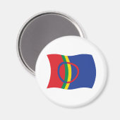 Sami People Flag Magnet Magneet (Voorkant / Achterkant)