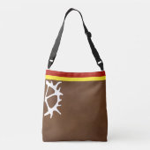 Samisk insperererad tecken färger crossbody tas (Achterkant)