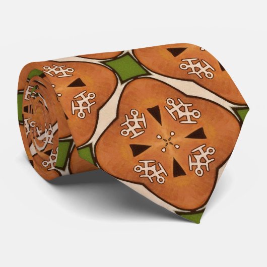 Samisk inspiration stropdas (Opgerold)