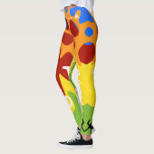 Samiska mönster figuur i många färger leggings (Links)