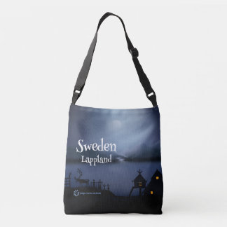 Samiska tecken Skymning in Lapland Crossbody Tas