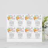 Samle Inserts 3x4 Cartes à bagages claires (Debout devant)