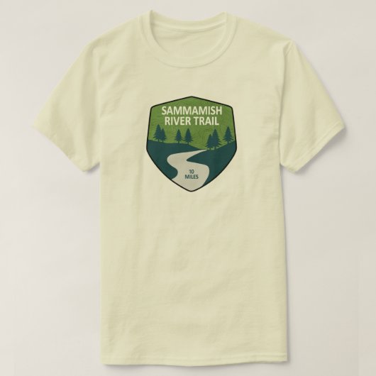 Sammamish River Trail Washington T-shirt (Design voorkant)