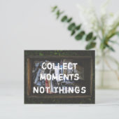 Sammeln Momente, nicht Dinge Briefkaart (Staand voorkant)