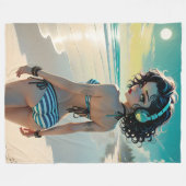 Sammi Dollz Fleece Deken (Voorkant (Horizontaal))