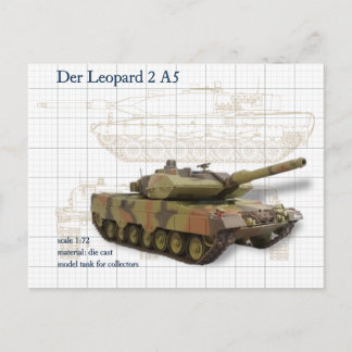 Sammler Modellpanzer Leopard 2 A5 Briefkaart