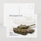 Sammler Modellpanzer Leopard 2 A5 Briefkaart (Voorkant / Achterkant)