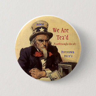 sammy, 2009, we    zijnTea'd, stort genoeg Alrea.. Ronde Button 5,7 Cm