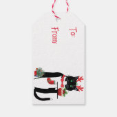 Sammy le serveur, étiquettes cadeaux personnalisée (Dos)