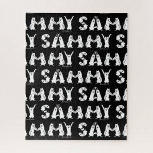 Sammy Spelling in Samoyed Dog Letters Legpuzzel
