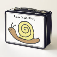 Sammy The Cartoon Slak Metal Lunchbox