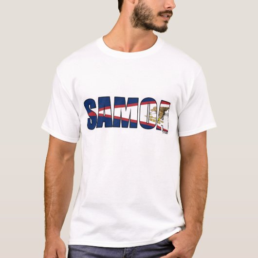 Samoa (Amerikaanse vlag van Samoa) T-shirt (Voorkant)