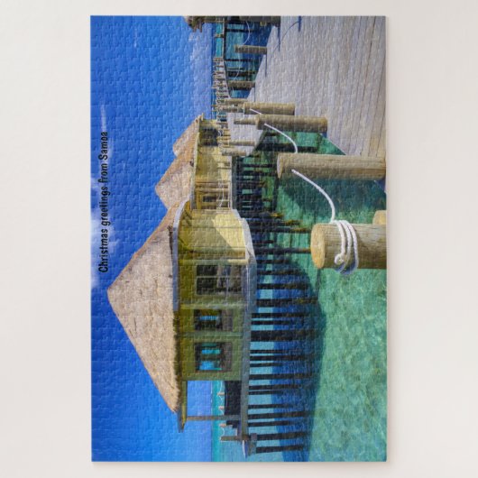 Samoa Beach Scène Jigsaw Puzzle (Vertical)