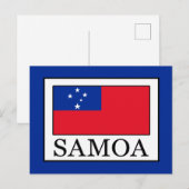 Samoa Briefkaart (Voorkant / Achterkant)