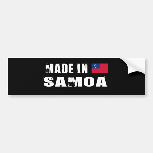 SAMOA BUMPERSTICKER (Voorkant)