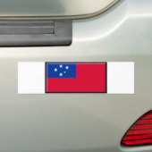 Samoa Flag Bumpersticker (Op auto)